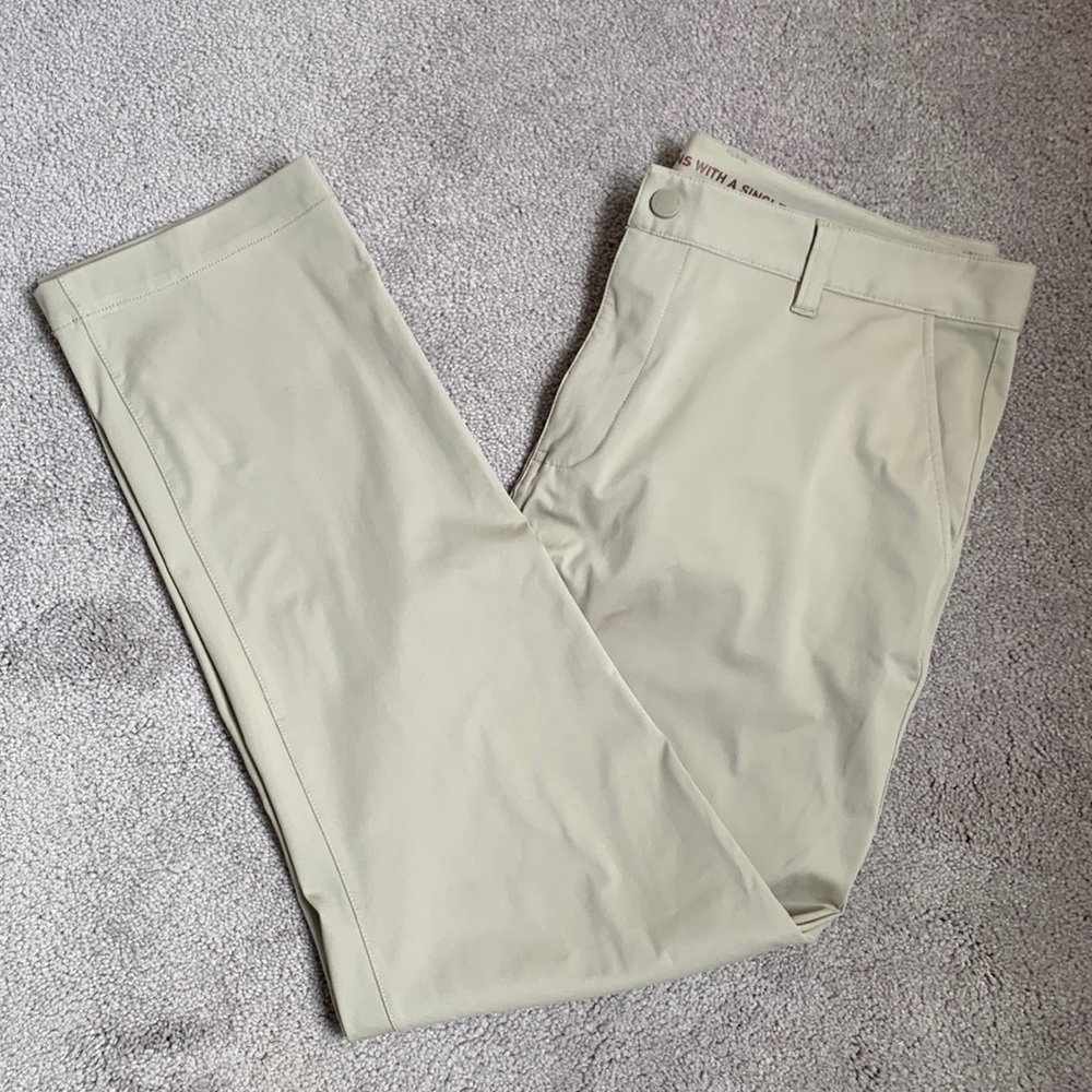 Rhone Commuter Pant slim, Khaki, 34” waist